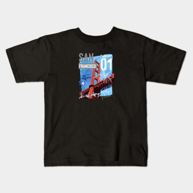 San Francisco Kids T-Shirt by TambuStore